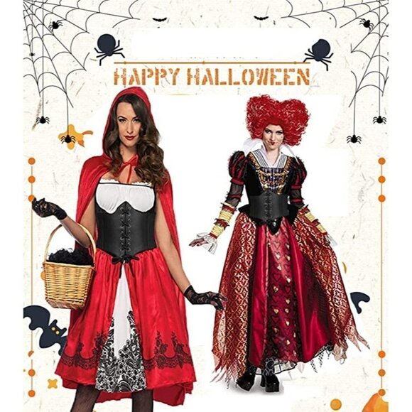 BLACK Leather Elastic Wide Stretch Belt Corset Top Halloween Cosplay Costume NWT - Picture 9 of 11